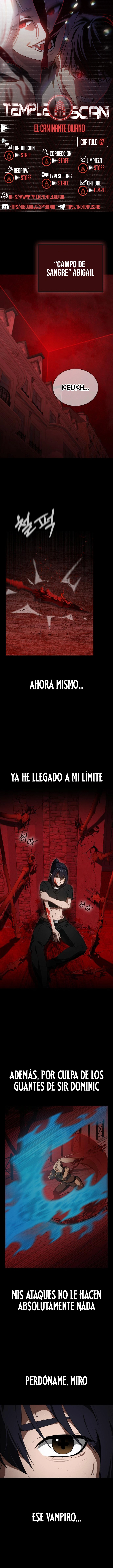 El Caminante Diurno Capítulo 67 - Page 1