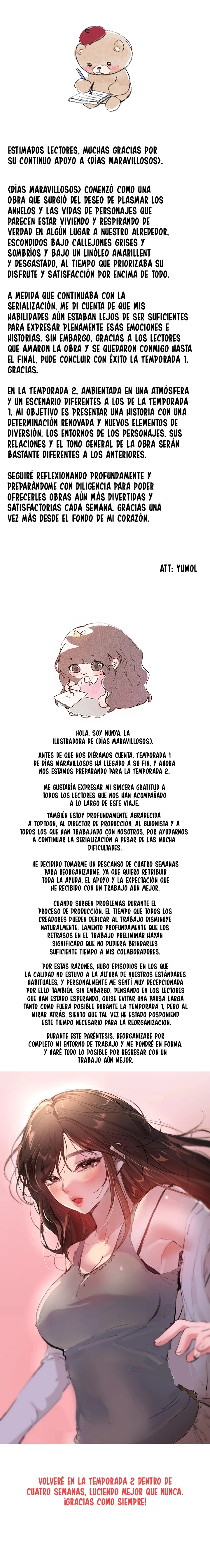 Días Maravillosos Capítulo 81.5 - Page 1
