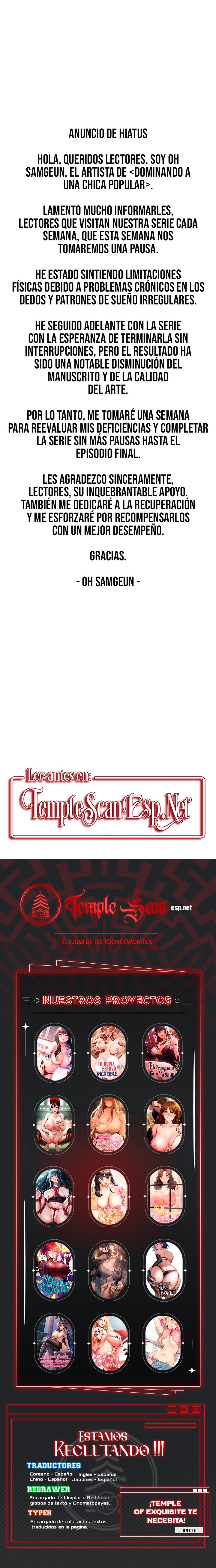 Domando la chica rebelde Capítulo 58.5 - Page 1