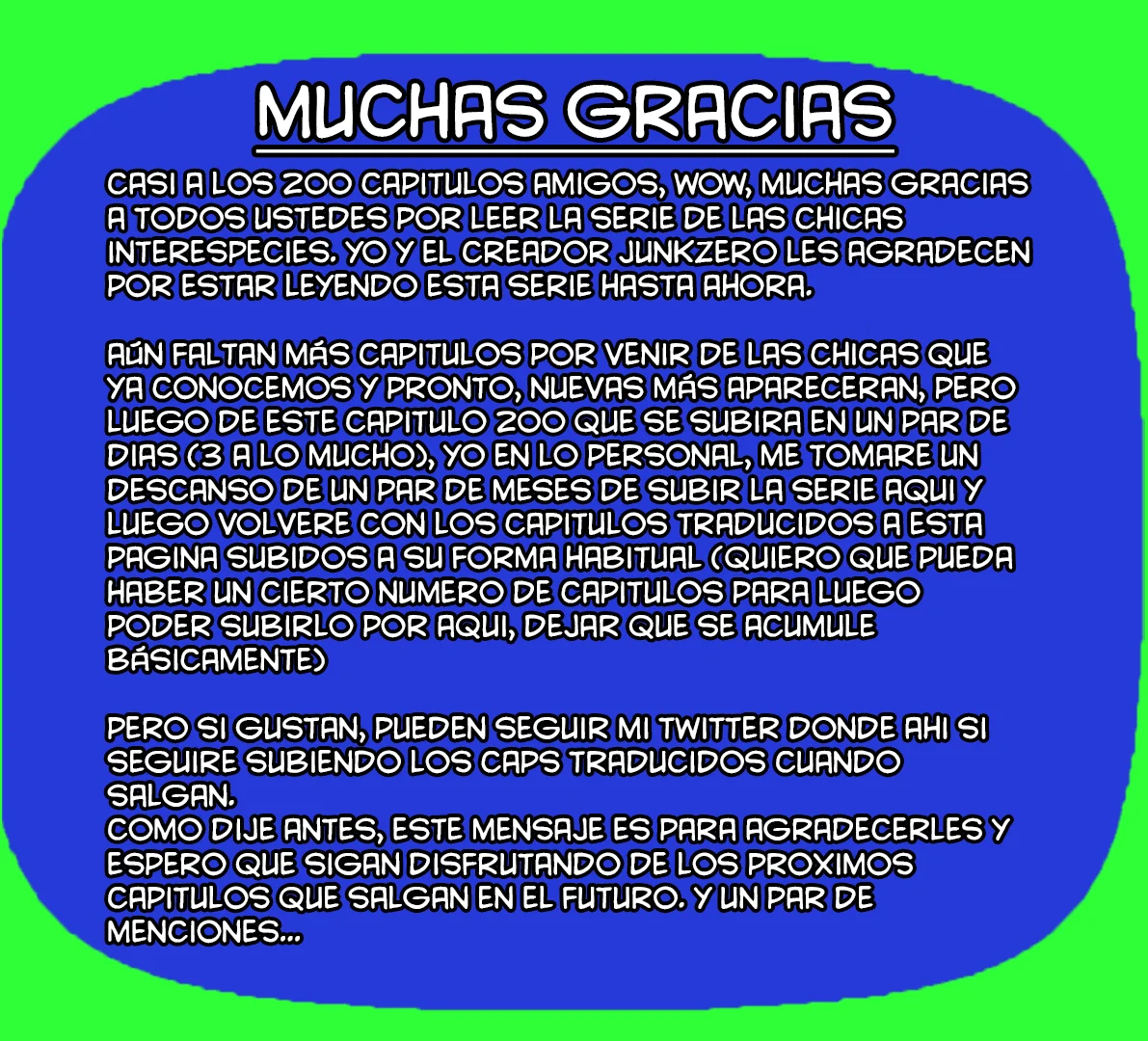 Las chicas interespecies y sus vidas cotidianas Capítulo 199.5 - Page 1