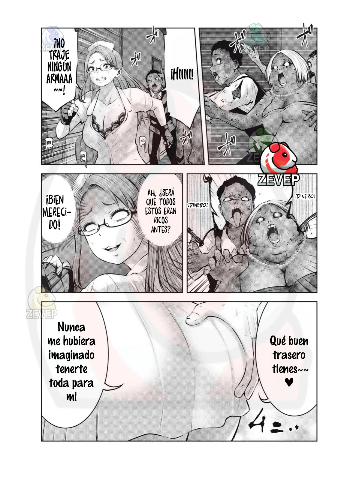 Zombie Sekai de Harem wo Tsukurou! Capítulo 14.2 - Page 12