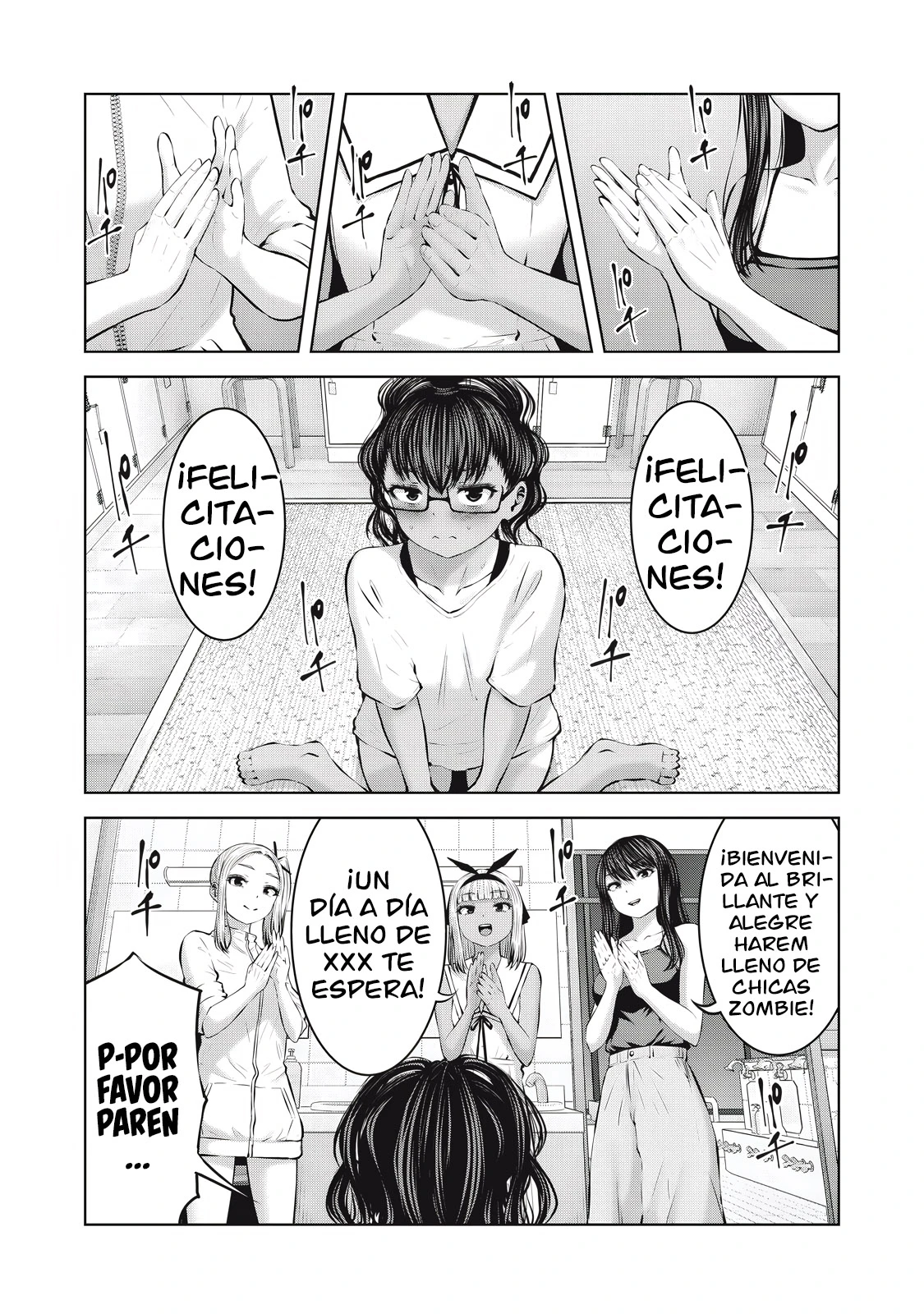 Zombie Sekai de Harem wo Tsukurou! Capítulo 16.1 - Page 7