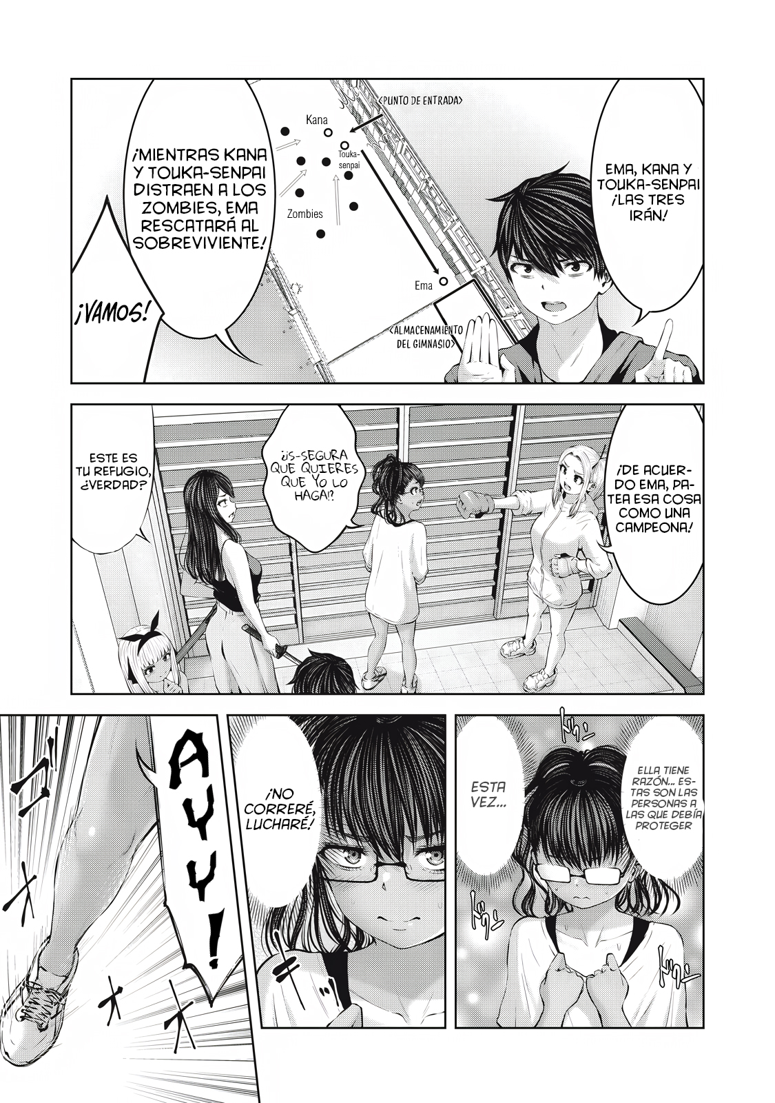Zombie Sekai de Harem wo Tsukurou! Capítulo 16.2 - Page 9