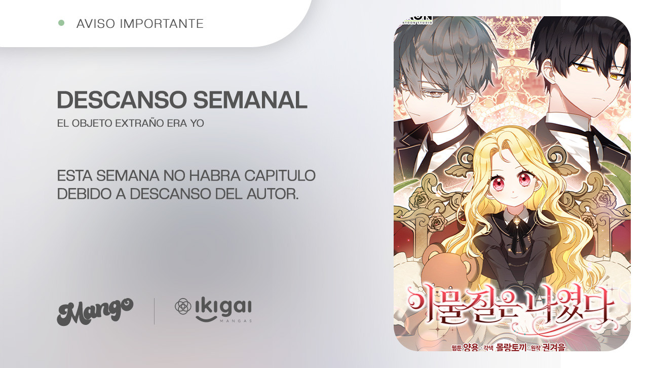 El Objeto Extraño Era Yo Capítulo 65.1 - Page 1