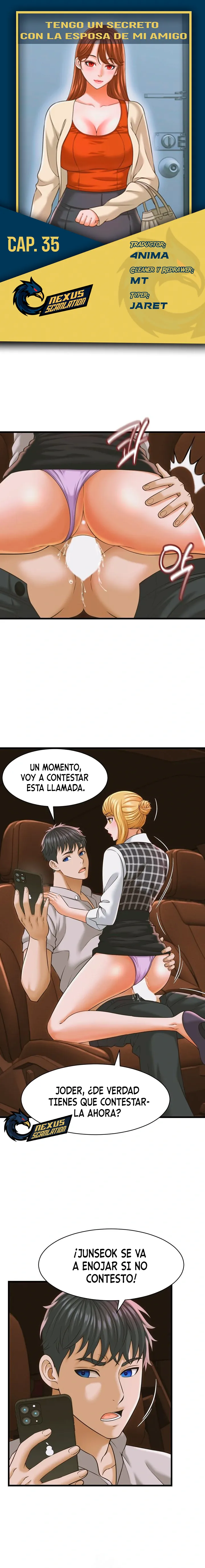 Vine a compartirle un secreto a la esposa de mi amigo Capítulo 35 - Page 1