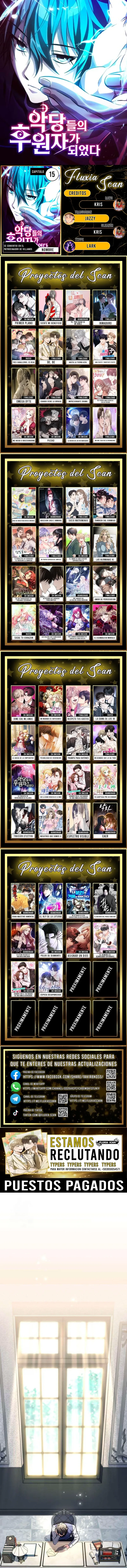 Se convirtió en patrocinador de villanos Capítulo 15 - Page 1