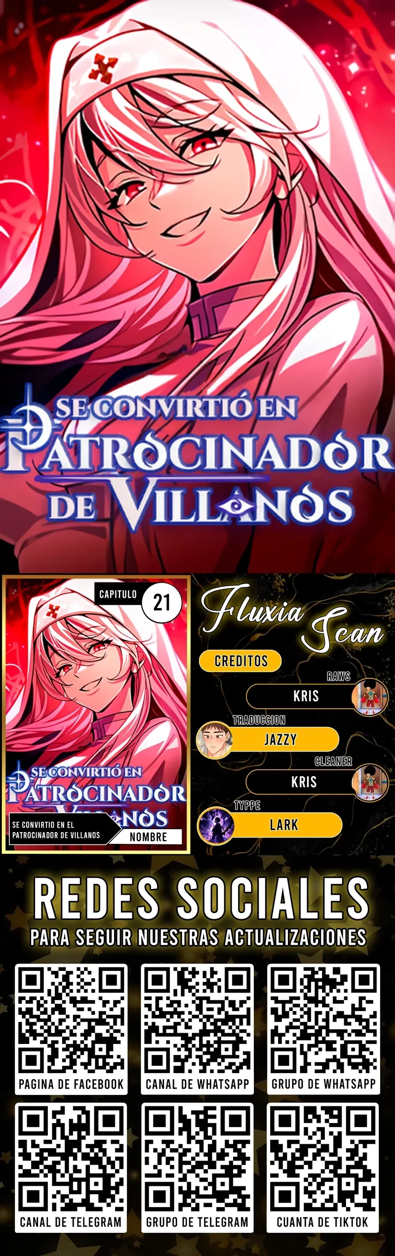 Se convirtió en patrocinador de villanos Capítulo 21.2 - Page 1