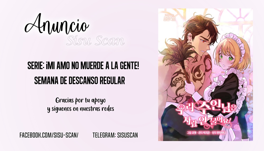 ¡Mi amo no muerde a la gente! Capítulo 38.1 - Page 1