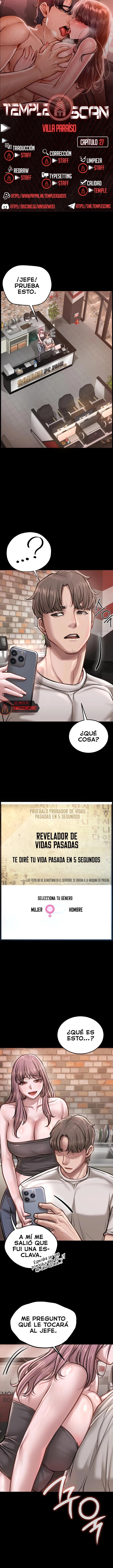 Villa Paraíso Capítulo 27 - Page 1