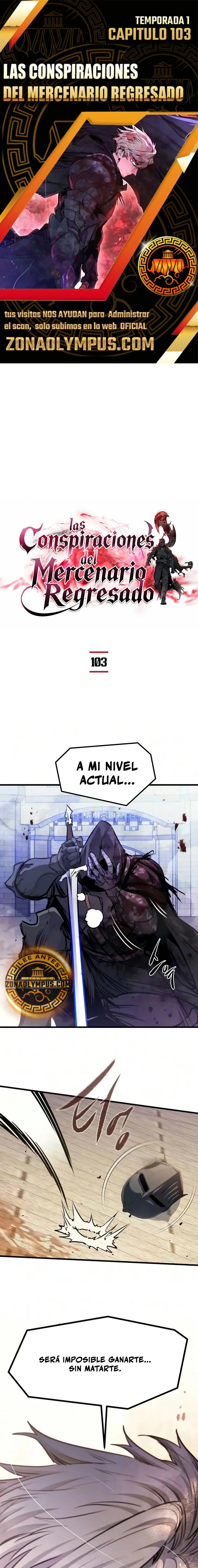 Las conspiraciones del mercenario regresado Capítulo 103 - Page 1