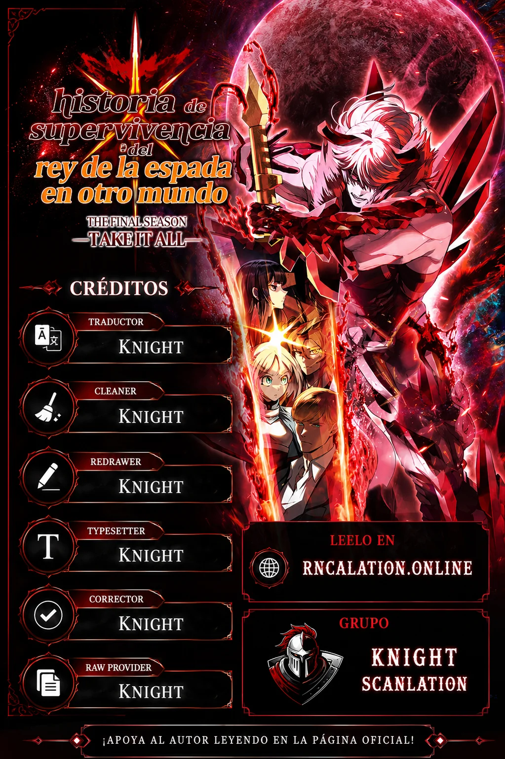La Historia de Supervivencia de un Rey de la Espada en un Mundo de Fantasía Capítulo 298 - Page 1