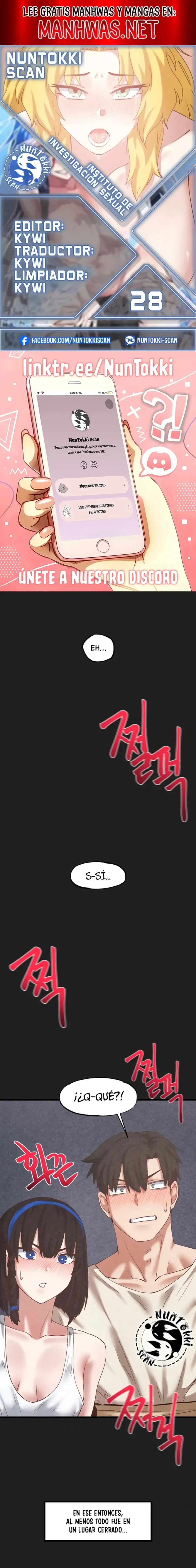 Instituto Mundial de Investigación sobre Cultura Sexual Capítulo 28 - Page 1