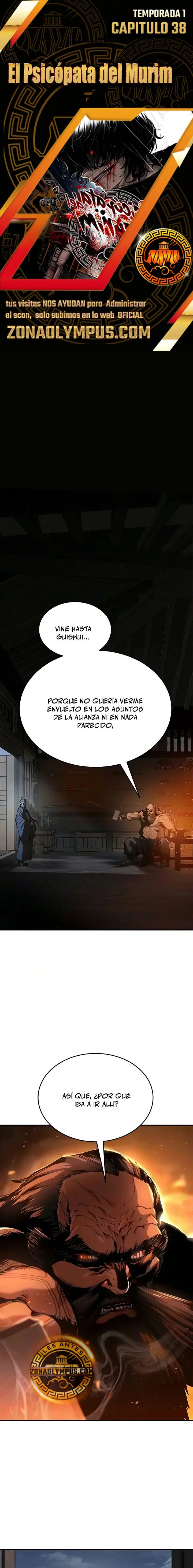 El Psicópata del Murim Capítulo 38 - Page 1