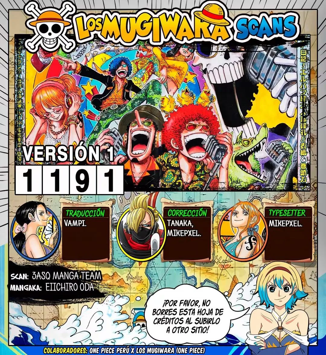 One Piece Capítulo 1191 - Page 1