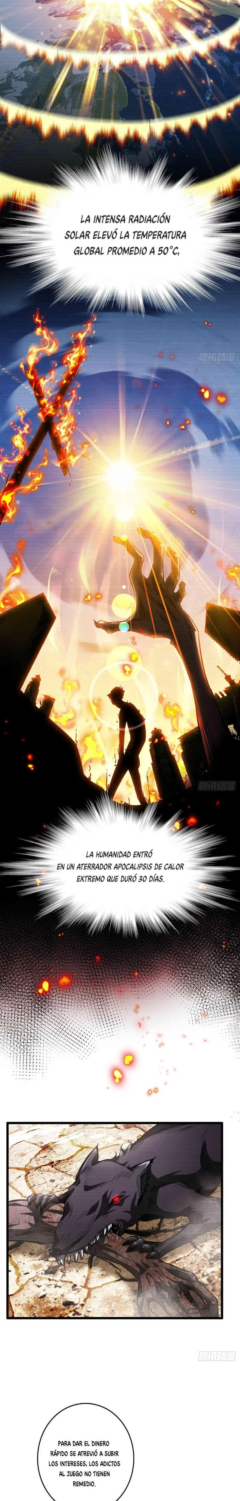 Apocalipsis de Calor Extremo: Me Convertí en Dios Gracias a Mi Refugio Capítulo 1 - Page 10