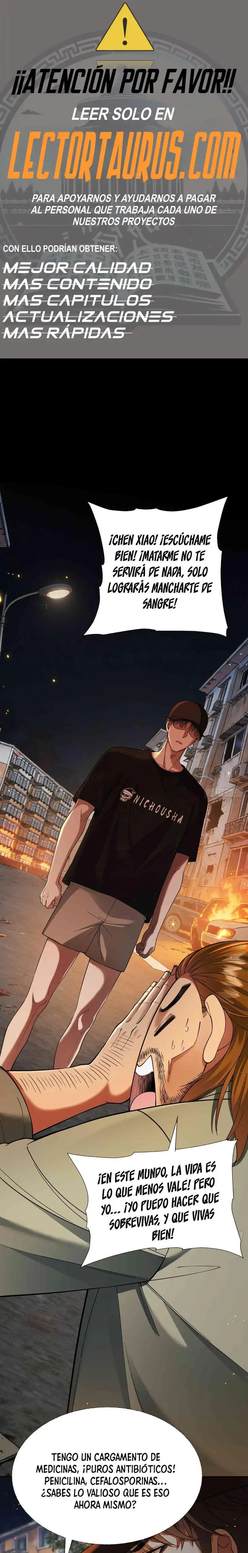 Apocalipsis de Calor Extremo: Me Convertí en Dios Gracias a Mi Refugio Capítulo 14 - Page 1