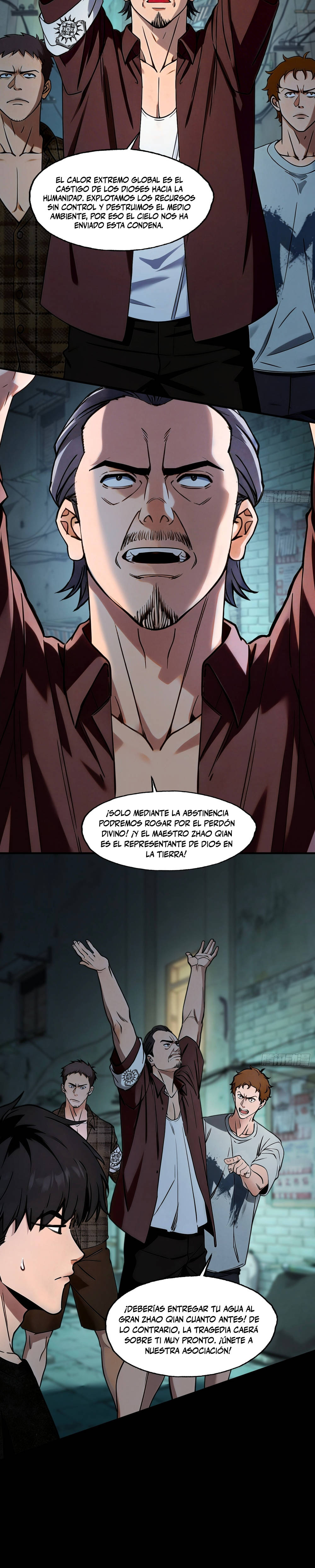 Apocalipsis de Calor Extremo: Me Convertí en Dios Gracias a Mi Refugio Capítulo 25 - Page 7