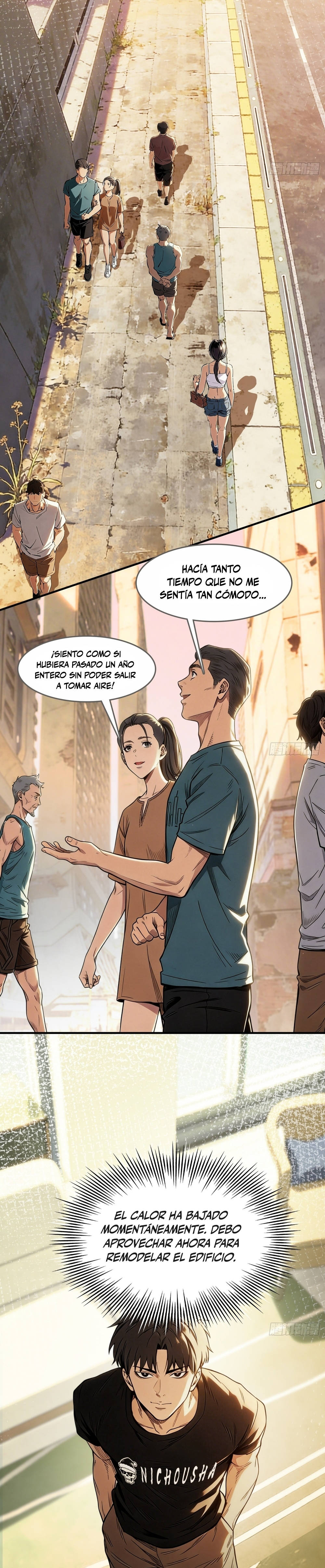 Apocalipsis de Calor Extremo: Me Convertí en Dios Gracias a Mi Refugio Capítulo 30 - Page 6