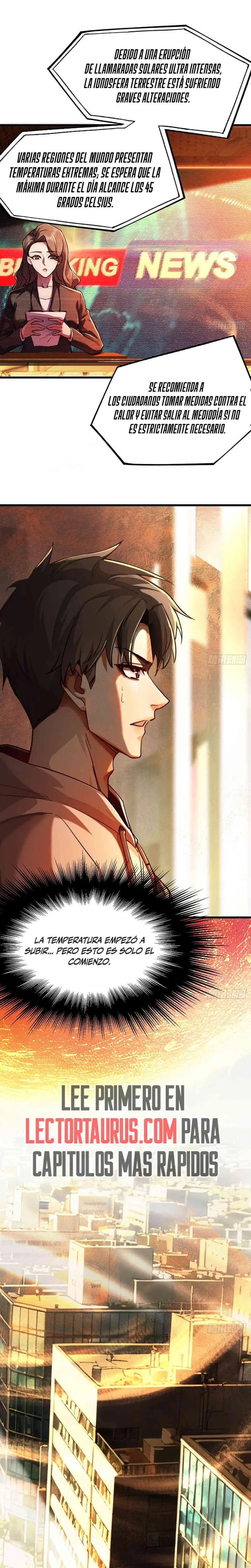 Apocalipsis de Calor Extremo: Me Convertí en Dios Gracias a Mi Refugio Capítulo 4 - Page 1