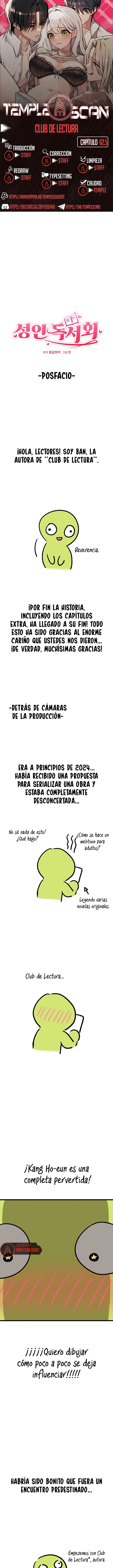 Club De Lectura Capítulo 62.5 - Page 1