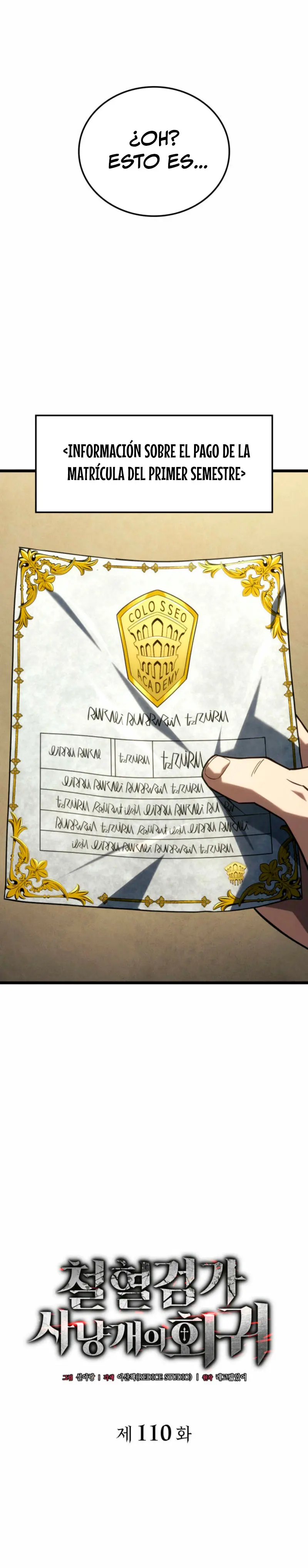 La Venganza Del Sabueso Del Clan De La Espada Capítulo 110 - Page 21