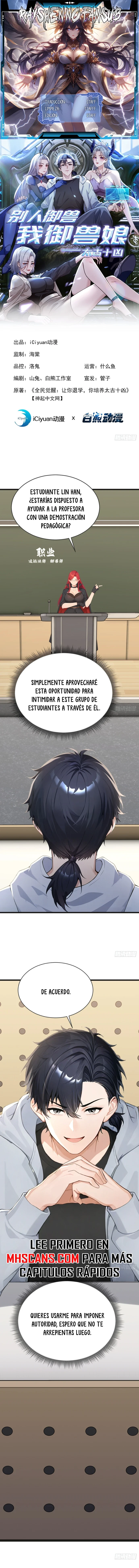 Domesticando Chicas Monstruos mientras Todos Domestican Meros Monstruos Capítulo 107 - Page 1