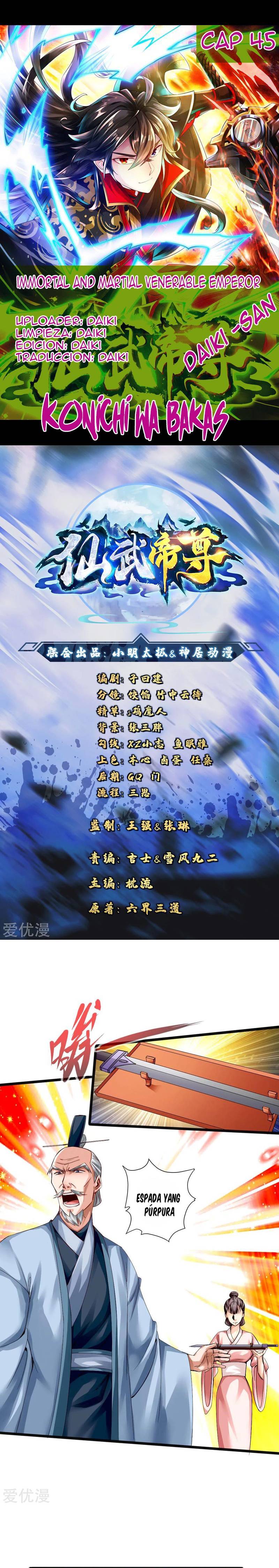 El Emperador Marcial Contra los Cielos Capítulo 45 - Page 1