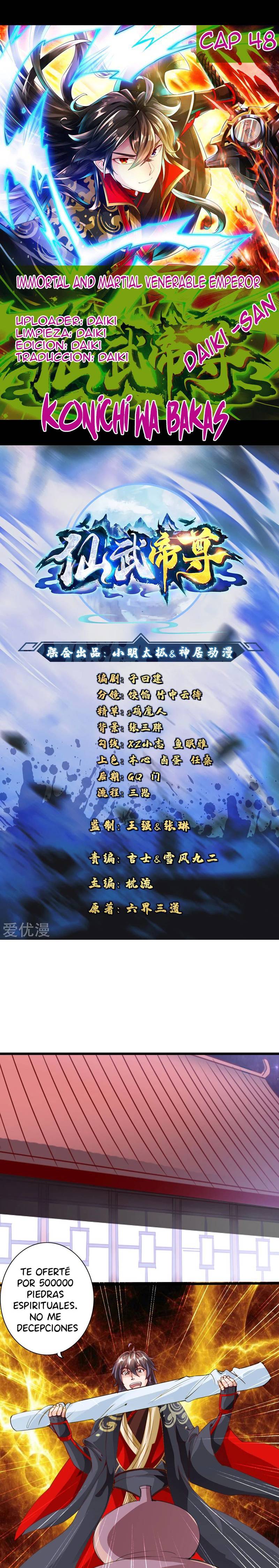 El Emperador Marcial Contra los Cielos Capítulo 48 - Page 1
