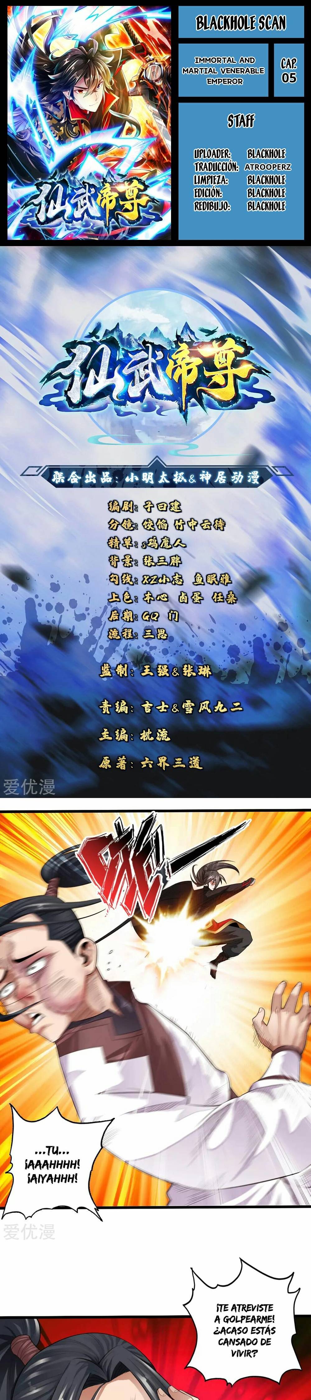 El Emperador Marcial Contra los Cielos Capítulo 5 - Page 1