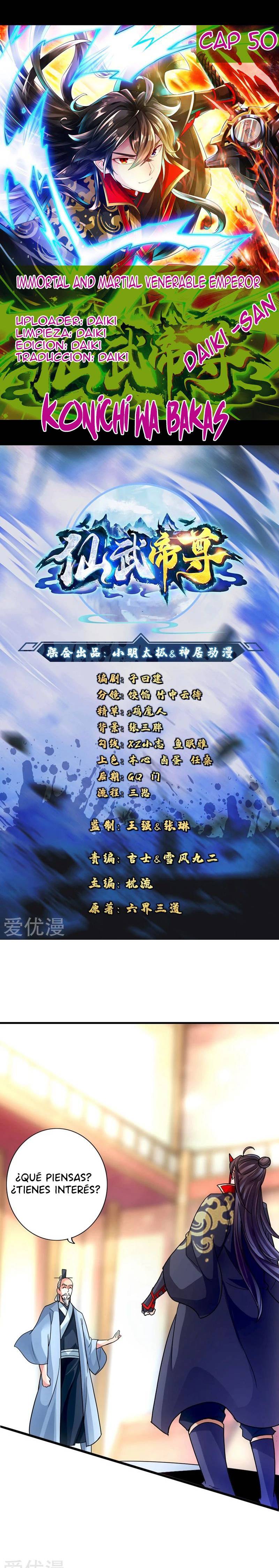 El Emperador Marcial Contra los Cielos Capítulo 50 - Page 1