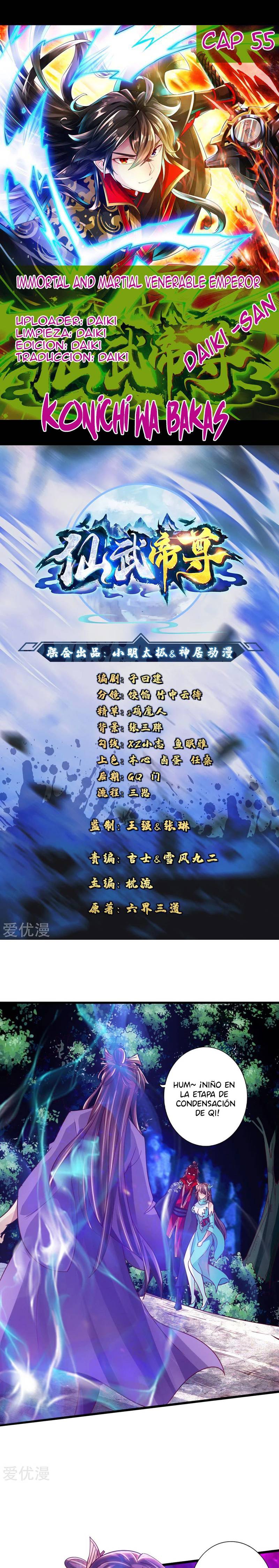 El Emperador Marcial Contra los Cielos Capítulo 55 - Page 1