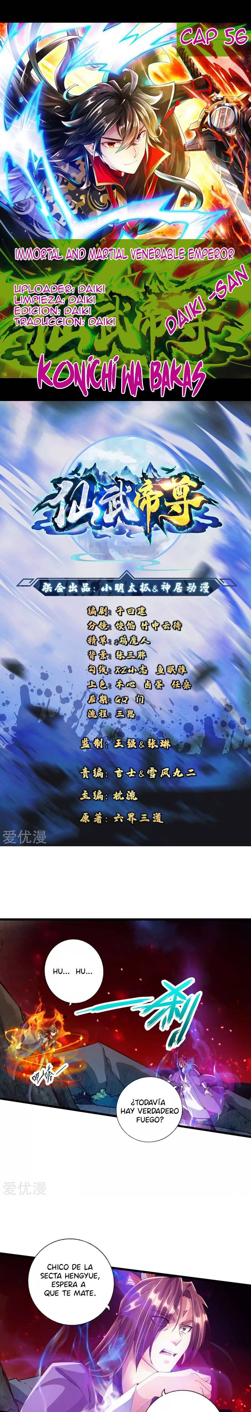 El Emperador Marcial Contra los Cielos Capítulo 56 - Page 1