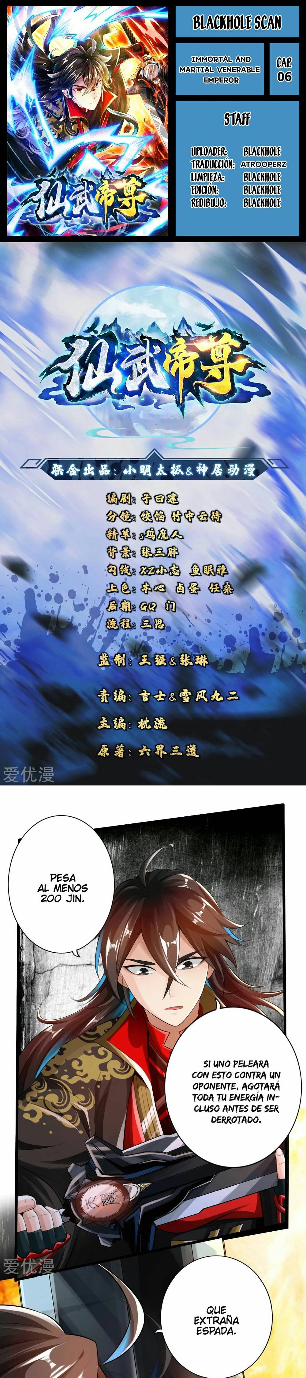 El Emperador Marcial Contra los Cielos Capítulo 6 - Page 1