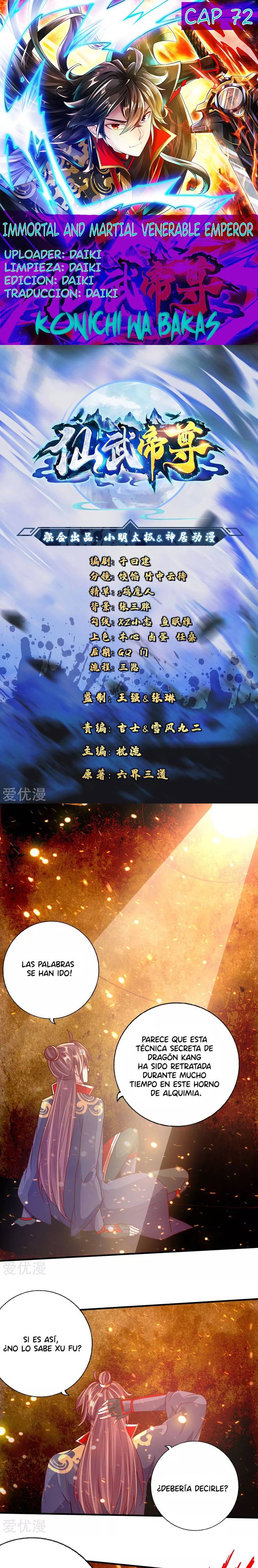 El Emperador Marcial Contra los Cielos Capítulo 72 - Page 1