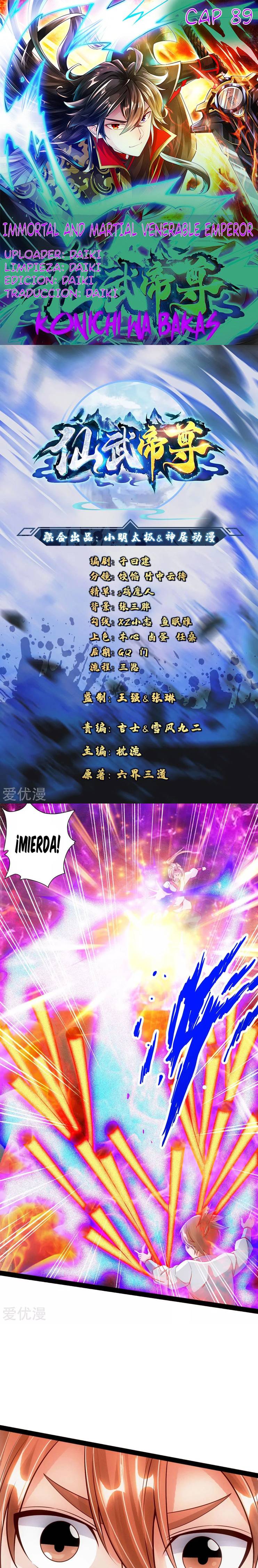 El Emperador Marcial Contra los Cielos Capítulo 89 - Page 1