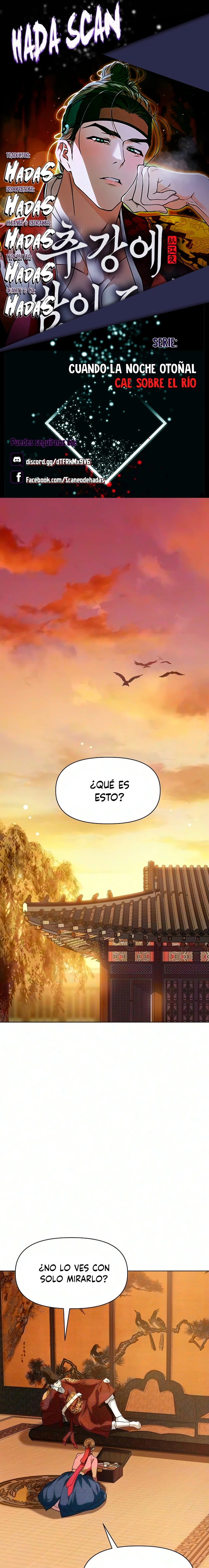 Cuando la noche otoñal cae sobre el río Capítulo 37 - Page 1