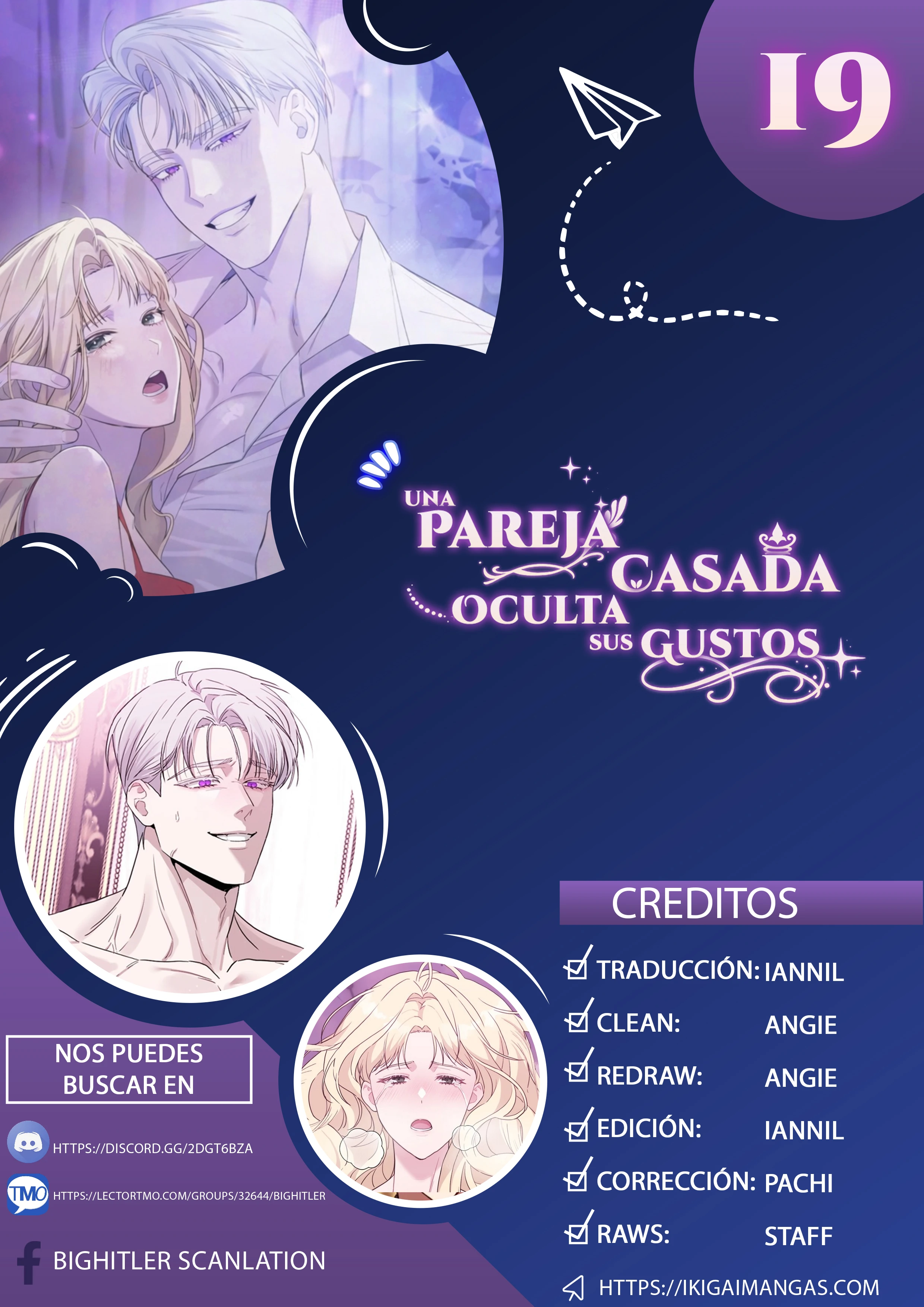 UNA PAREJA CASADA OCULTA SUS GUSTOS Capítulo 19 - Page 1