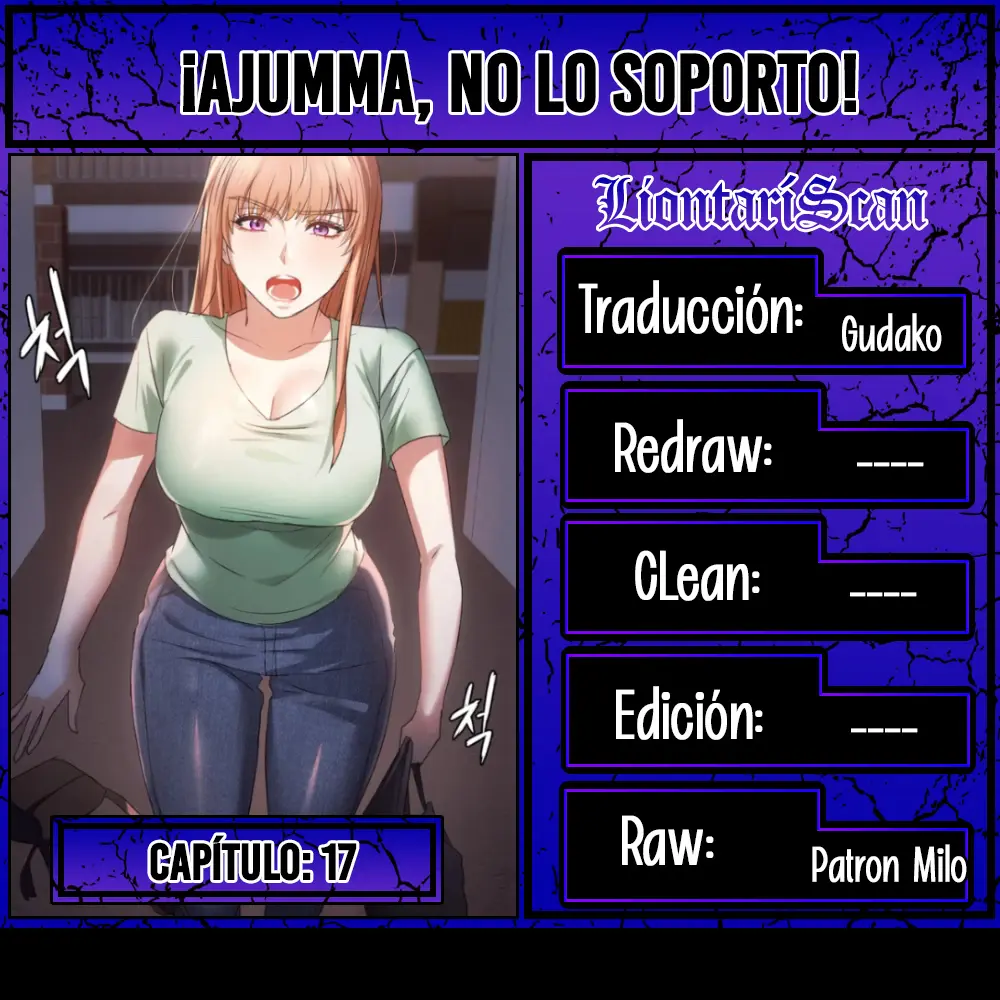 ¡Ajumma, No lo Soporto! Capítulo 17 - Page 1