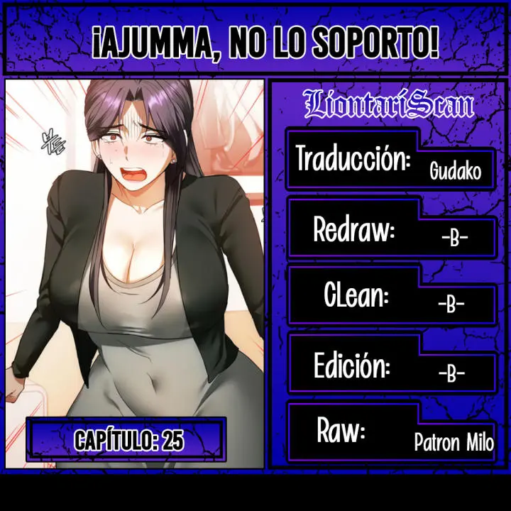 ¡Ajumma, No lo Soporto! Capítulo 25 - Page 1