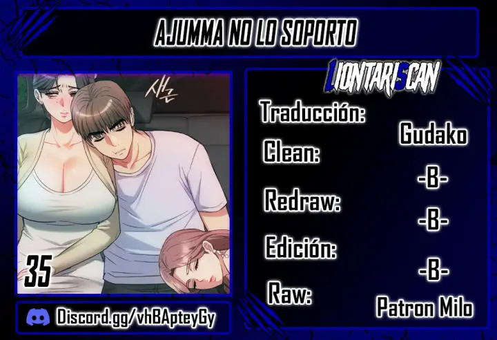 ¡Ajumma, No lo Soporto! Capítulo 35 - Page 1