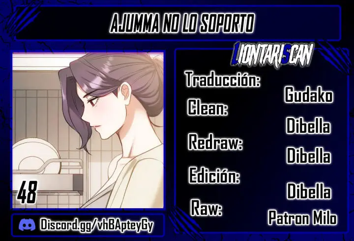 ¡Ajumma, No lo Soporto! Capítulo 48 - Page 1