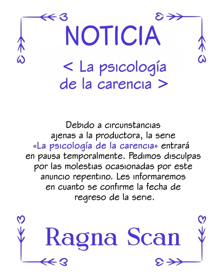 La psicología de la carencia Capítulo 21.5 - Page 2