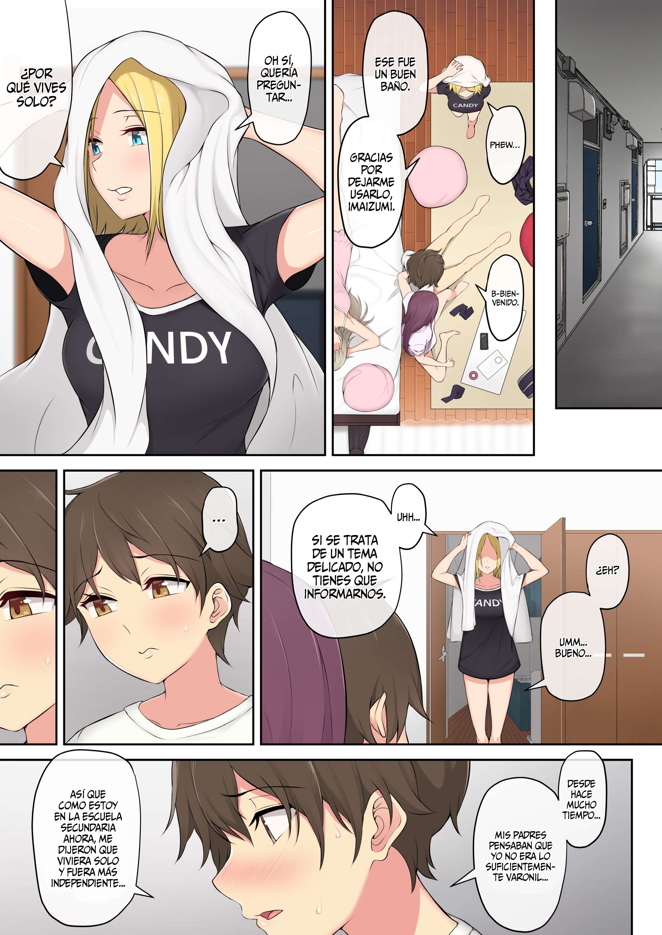 Imaizumin-chi wa Douyara Gal no Tamariba ni Natteru Rashii Capítulo 1 - Page 50