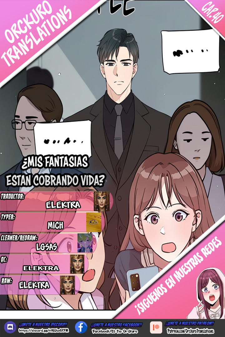 ¿MIS FANTASÍAS ESTÁN COBRANDO VIDA? Capítulo 40 - Page 1