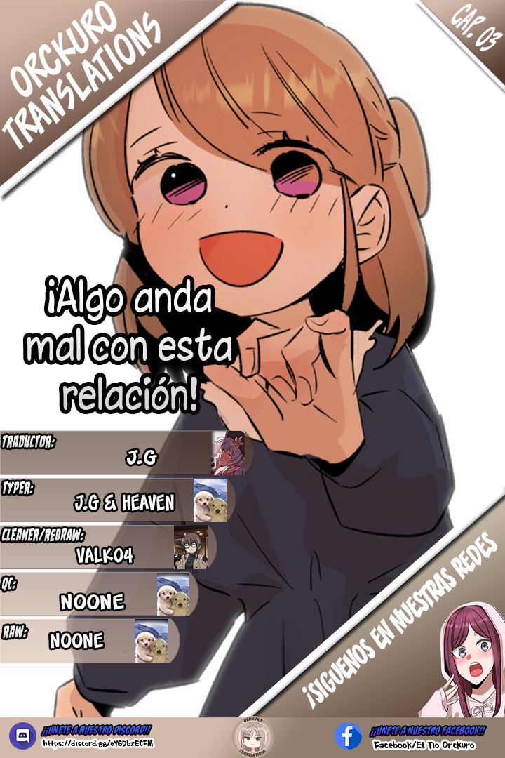 ¡Algo anda mal con esta relación! Capítulo 3 - Page 1