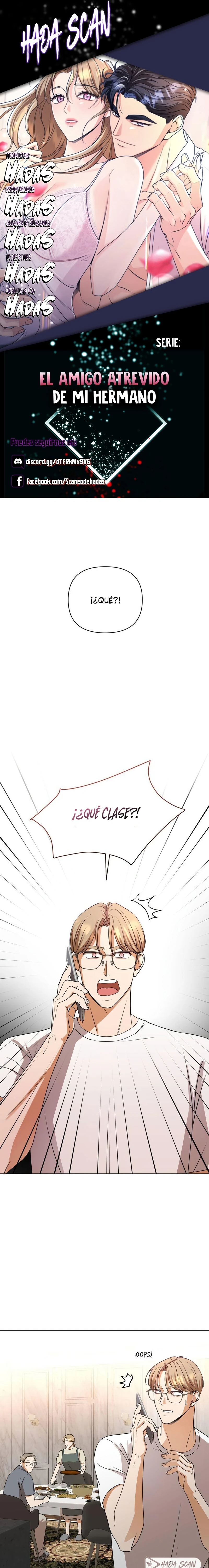 El amigo atrevido de mi hermano Capítulo 6 - Page 1
