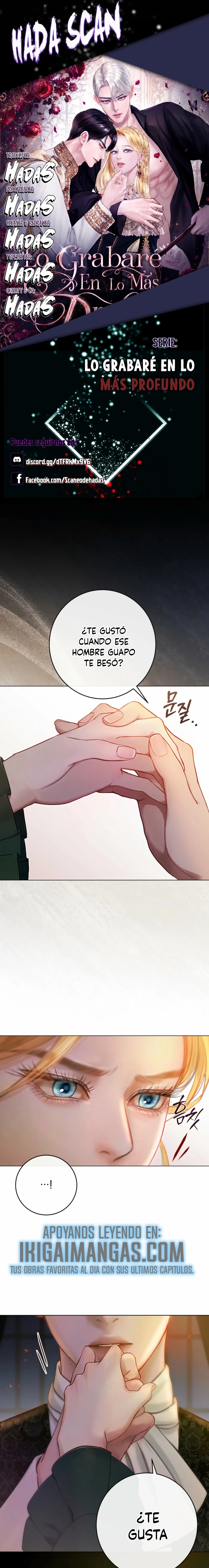Lo Grabaré En Lo Más Profundo Capítulo 6 - Page 1