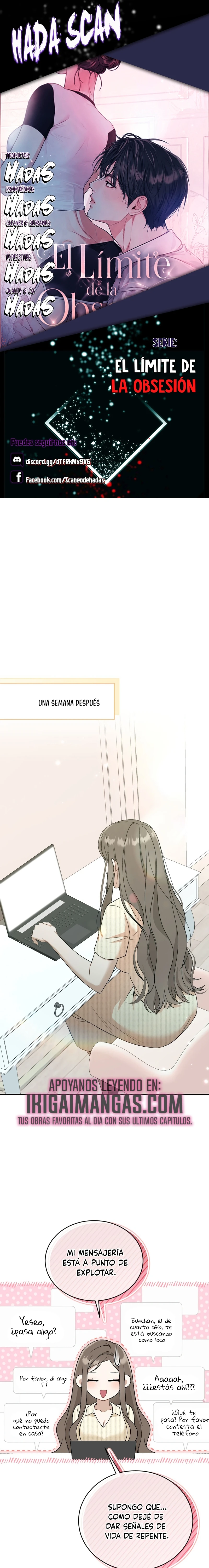 El Límite de la Obsesión Capítulo 6 - Page 1