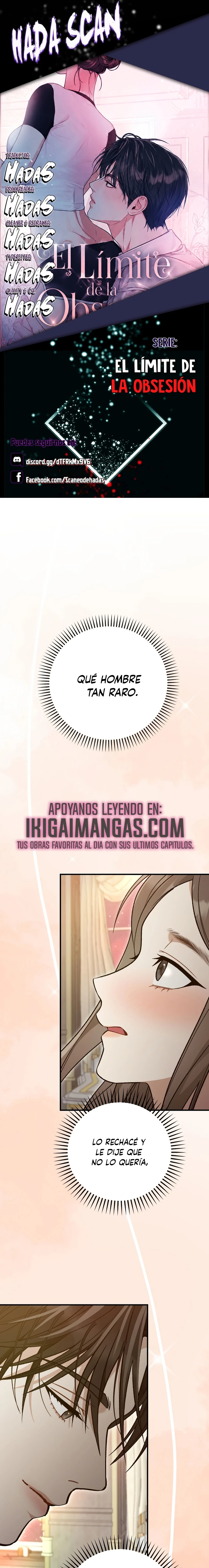 El Límite de la Obsesión Capítulo 8 - Page 1