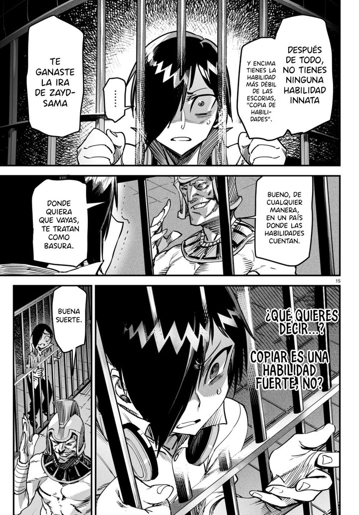 REENCARNADO EN UN COLISEO ~Utilizando la habilidad más débil para derrotar a las mujeres más fuertes y crear un harem de esclavas~ Capítulo 1 - Page 19